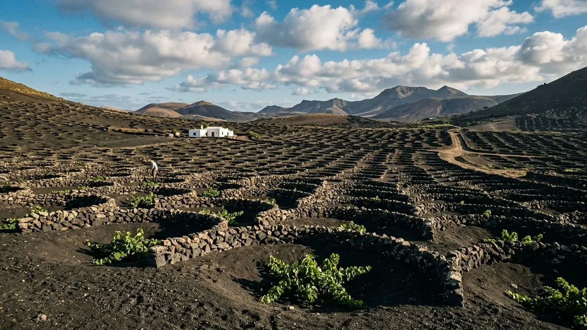 La Geria, the volcanic vineyards of Lanzarote
