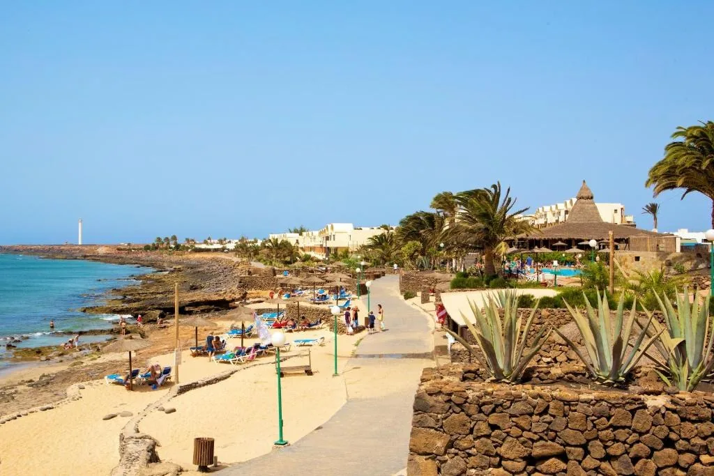 Panoramic view of the resort